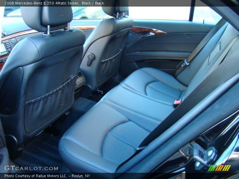 Black / Black 2008 Mercedes-Benz E 350 4Matic Sedan