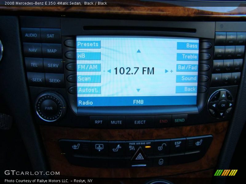 Black / Black 2008 Mercedes-Benz E 350 4Matic Sedan