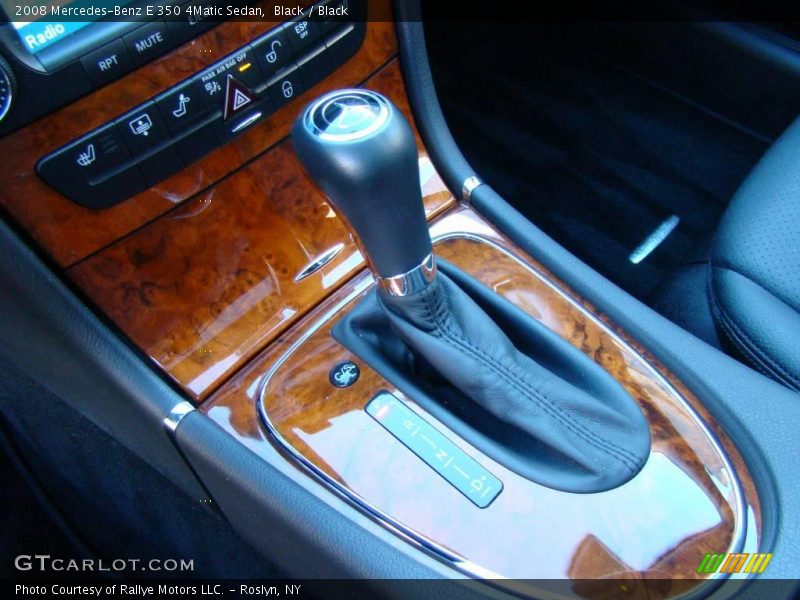 Black / Black 2008 Mercedes-Benz E 350 4Matic Sedan