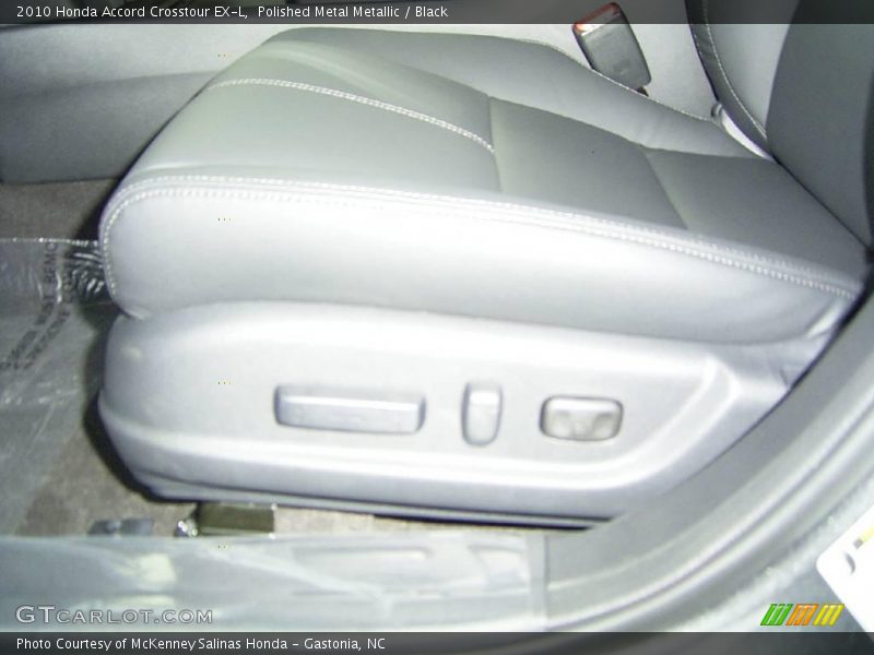 Polished Metal Metallic / Black 2010 Honda Accord Crosstour EX-L