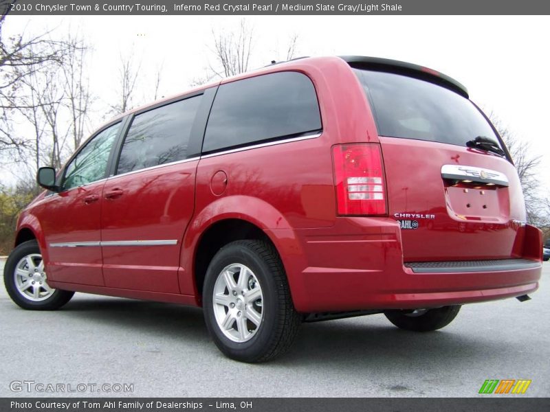 Inferno Red Crystal Pearl / Medium Slate Gray/Light Shale 2010 Chrysler Town & Country Touring