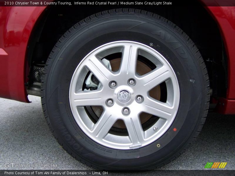 Inferno Red Crystal Pearl / Medium Slate Gray/Light Shale 2010 Chrysler Town & Country Touring