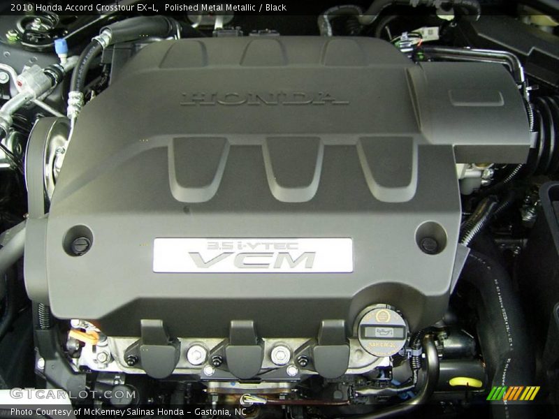 Polished Metal Metallic / Black 2010 Honda Accord Crosstour EX-L
