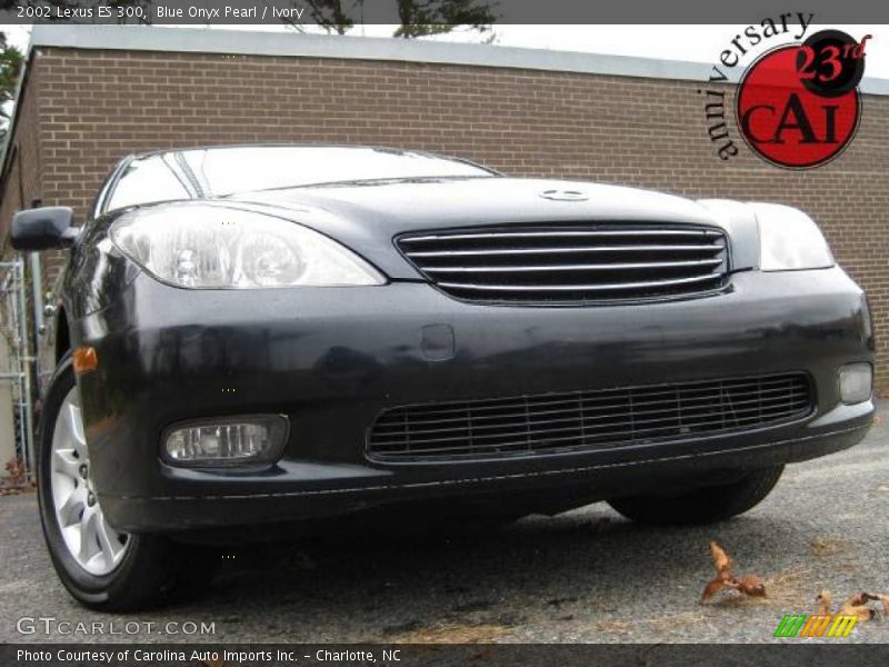 Blue Onyx Pearl / Ivory 2002 Lexus ES 300
