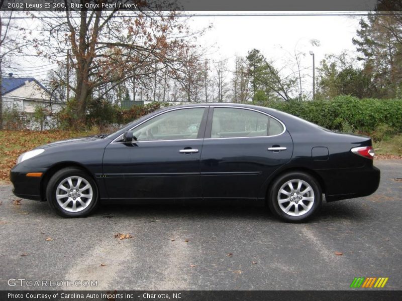 Blue Onyx Pearl / Ivory 2002 Lexus ES 300