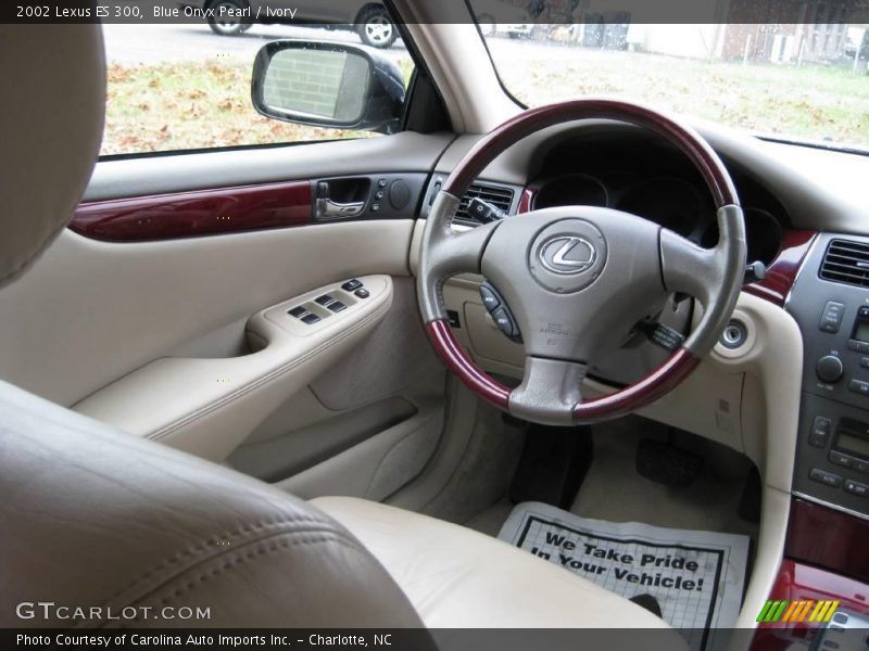Blue Onyx Pearl / Ivory 2002 Lexus ES 300