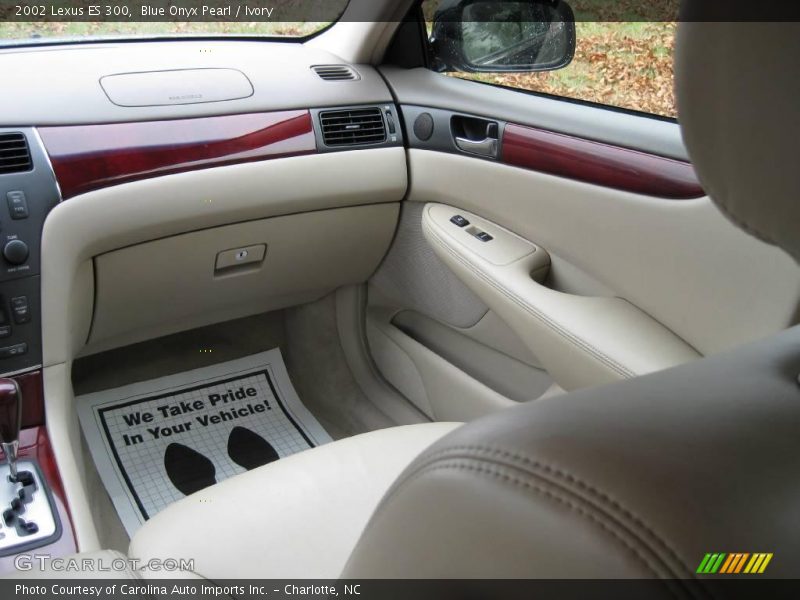 Blue Onyx Pearl / Ivory 2002 Lexus ES 300