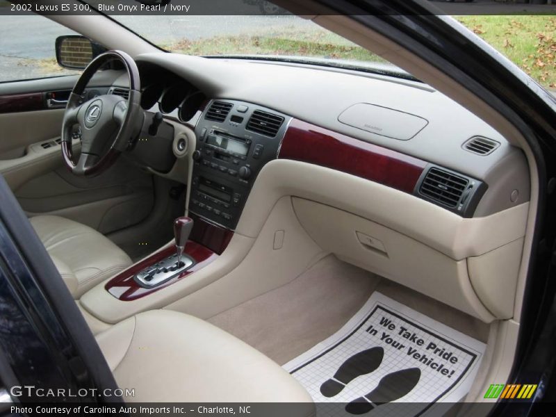 Blue Onyx Pearl / Ivory 2002 Lexus ES 300