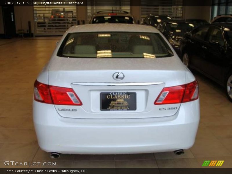 Crystal White / Cashmere 2007 Lexus ES 350