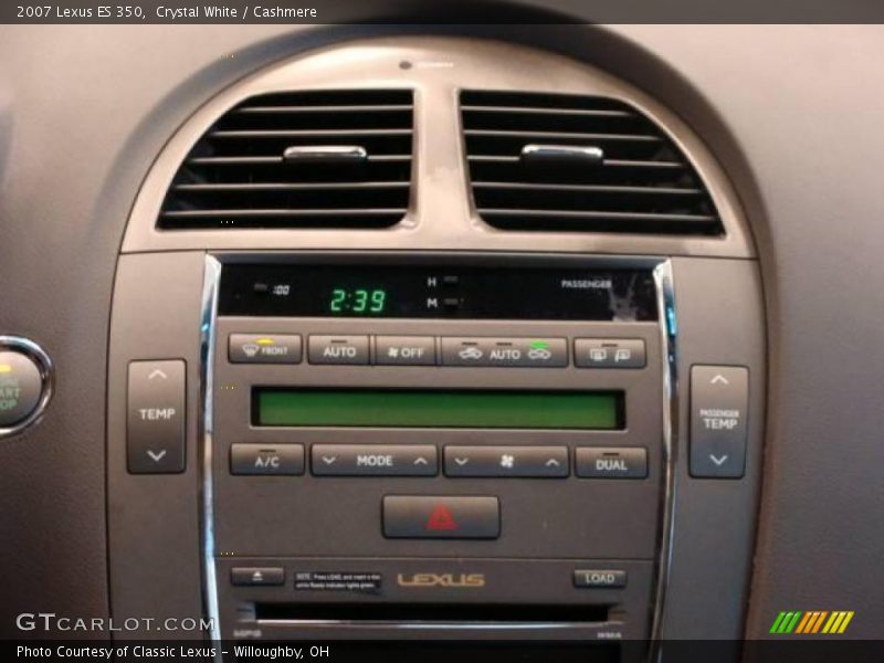 Crystal White / Cashmere 2007 Lexus ES 350