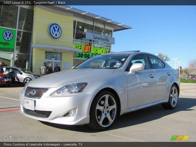 Tungsten Pearl / Black 2007 Lexus IS 250