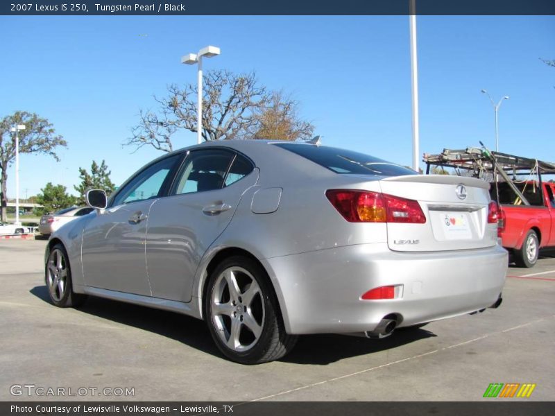 Tungsten Pearl / Black 2007 Lexus IS 250