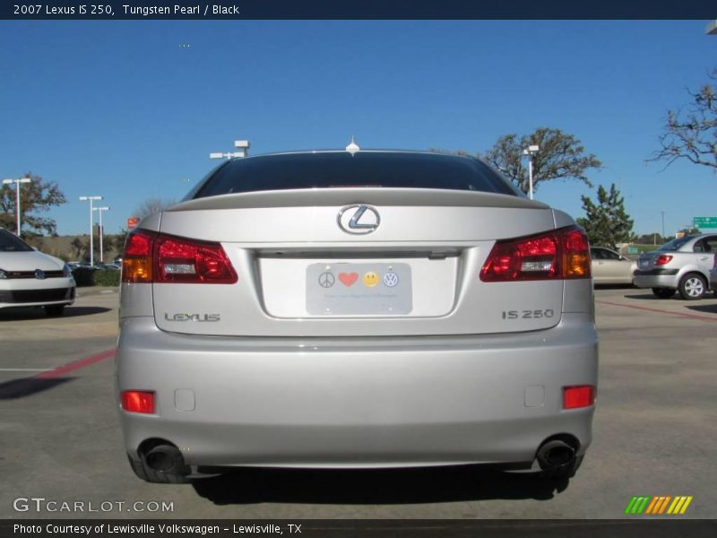 Tungsten Pearl / Black 2007 Lexus IS 250