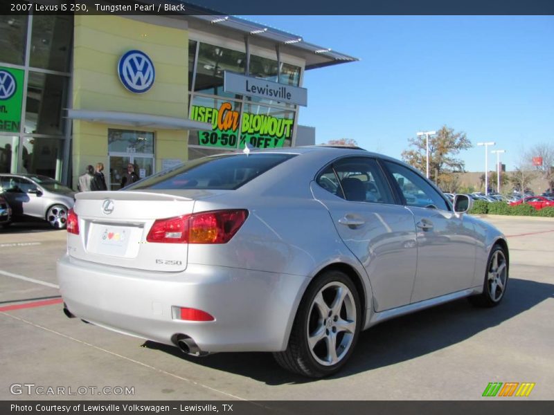 Tungsten Pearl / Black 2007 Lexus IS 250
