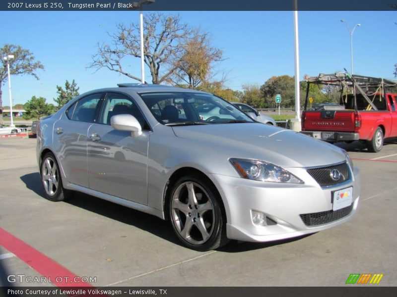 Tungsten Pearl / Black 2007 Lexus IS 250