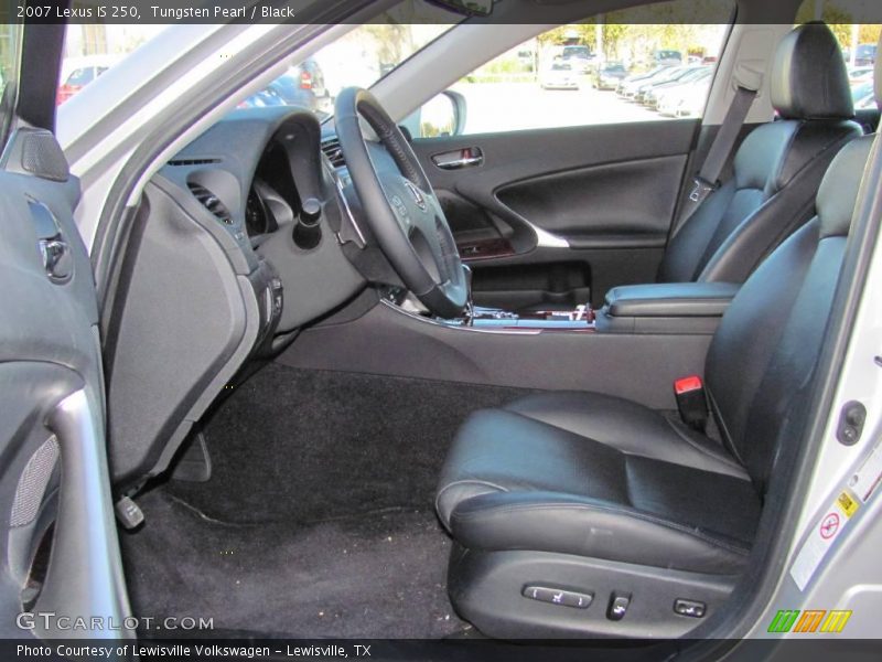 Tungsten Pearl / Black 2007 Lexus IS 250