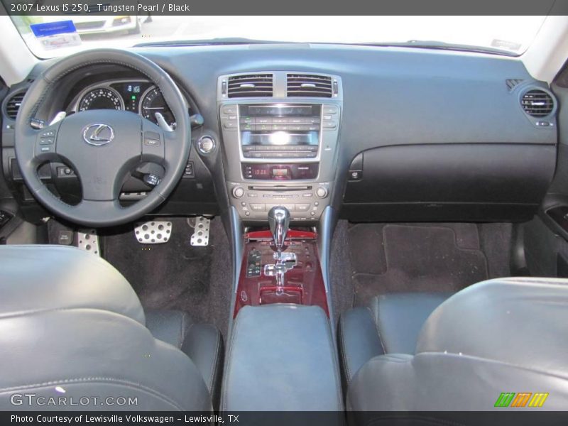 Tungsten Pearl / Black 2007 Lexus IS 250