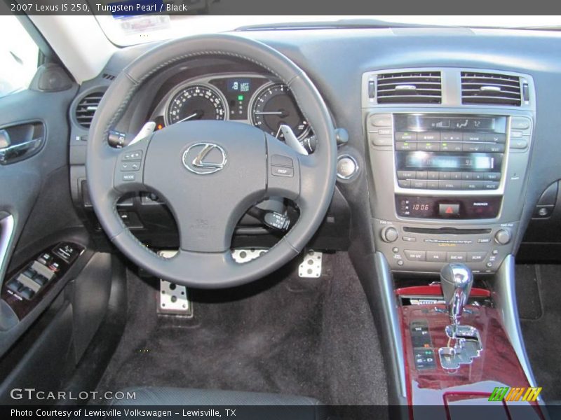 Tungsten Pearl / Black 2007 Lexus IS 250