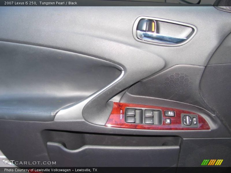 Tungsten Pearl / Black 2007 Lexus IS 250