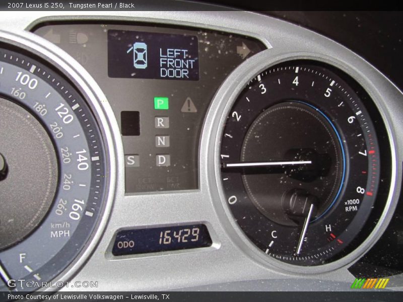 Tungsten Pearl / Black 2007 Lexus IS 250