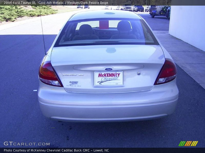 Gold Ash Metallic / Medium/Dark Pebble Beige 2006 Ford Taurus SE