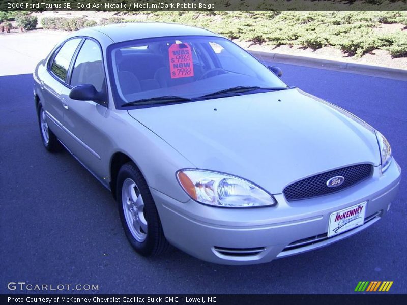 Gold Ash Metallic / Medium/Dark Pebble Beige 2006 Ford Taurus SE