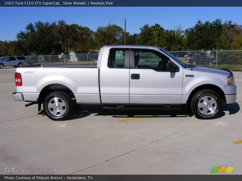 Silver Metallic / Medium Flint 2007 Ford F150 STX SuperCab