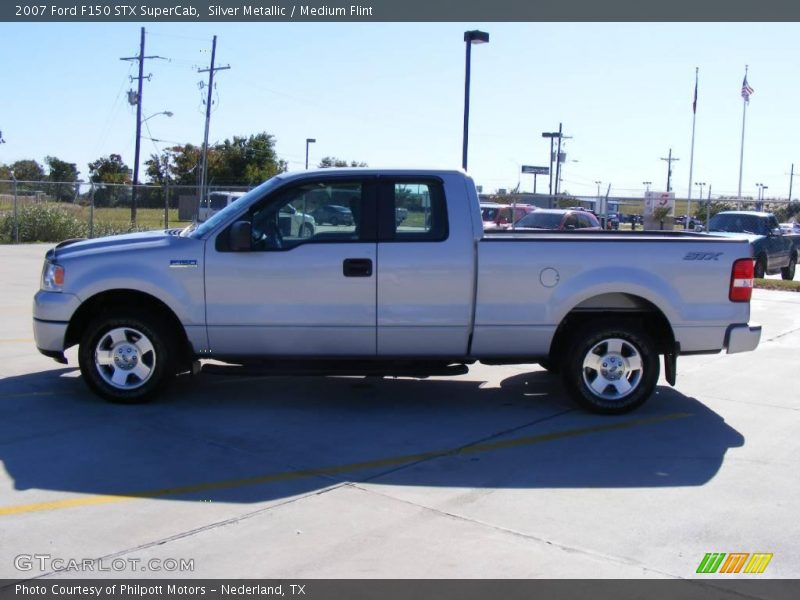 Silver Metallic / Medium Flint 2007 Ford F150 STX SuperCab