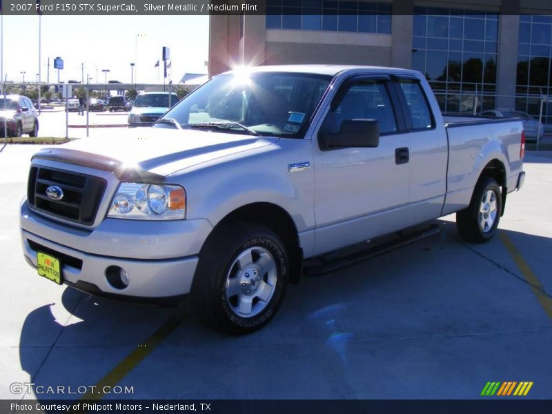 Silver Metallic / Medium Flint 2007 Ford F150 STX SuperCab