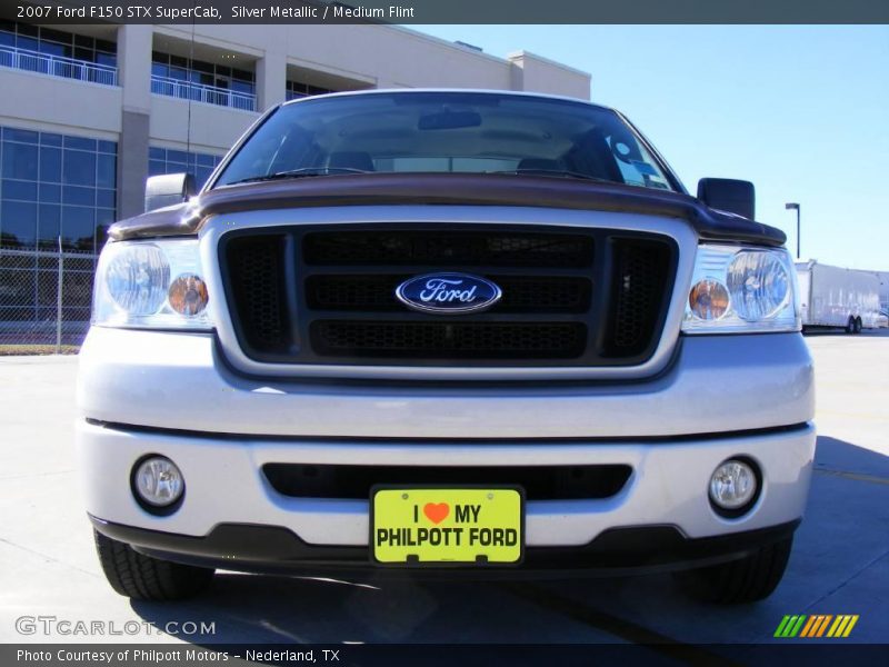Silver Metallic / Medium Flint 2007 Ford F150 STX SuperCab