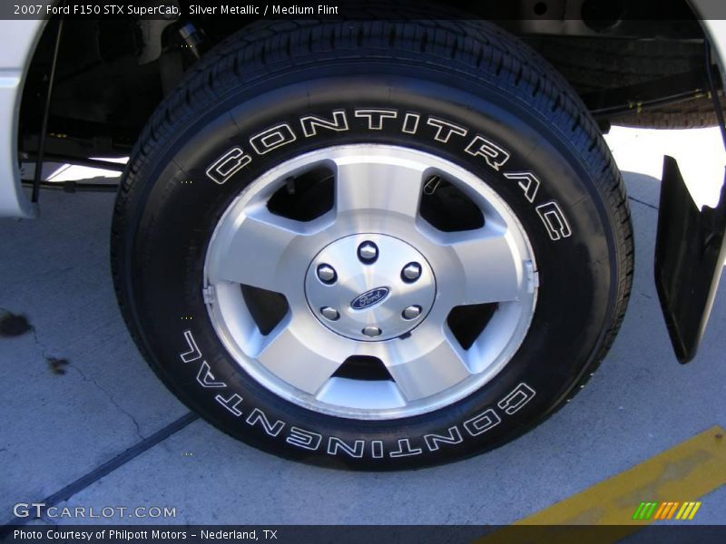 Silver Metallic / Medium Flint 2007 Ford F150 STX SuperCab