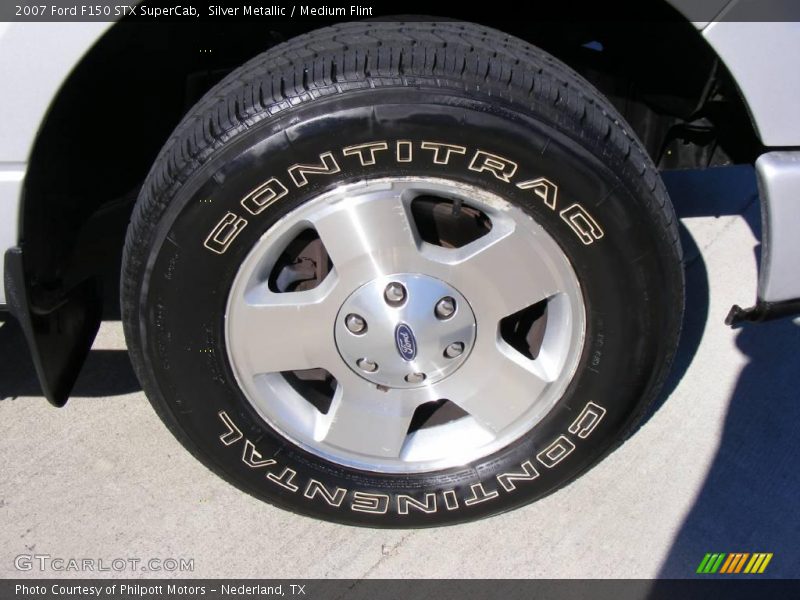 Silver Metallic / Medium Flint 2007 Ford F150 STX SuperCab