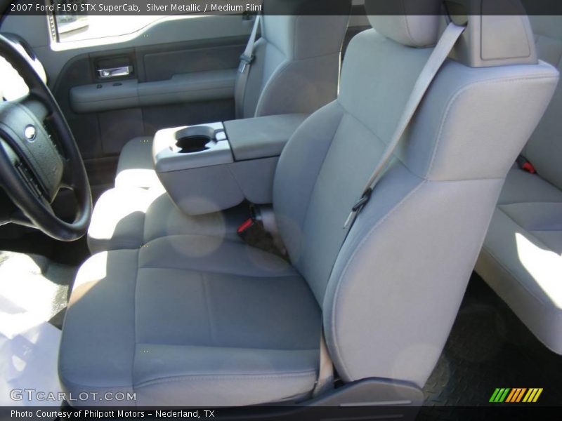 Silver Metallic / Medium Flint 2007 Ford F150 STX SuperCab