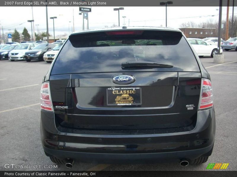 Black / Medium Light Stone 2007 Ford Edge SEL Plus AWD