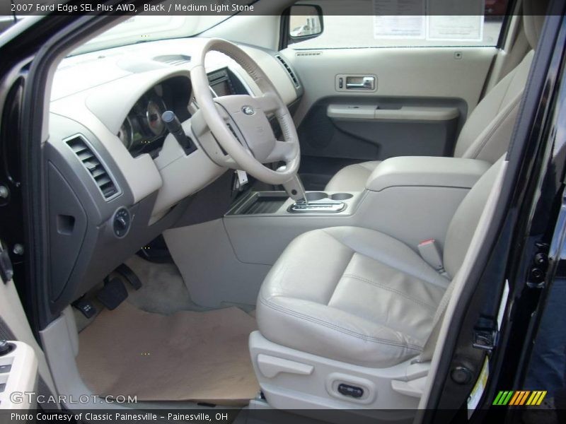 Black / Medium Light Stone 2007 Ford Edge SEL Plus AWD