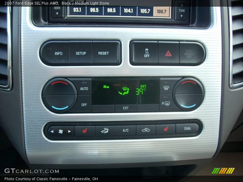 Black / Medium Light Stone 2007 Ford Edge SEL Plus AWD