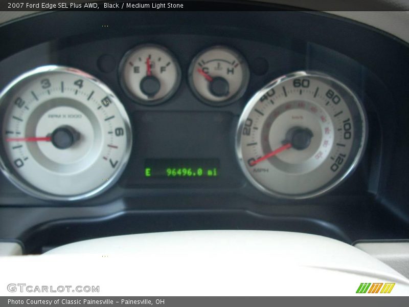 Black / Medium Light Stone 2007 Ford Edge SEL Plus AWD