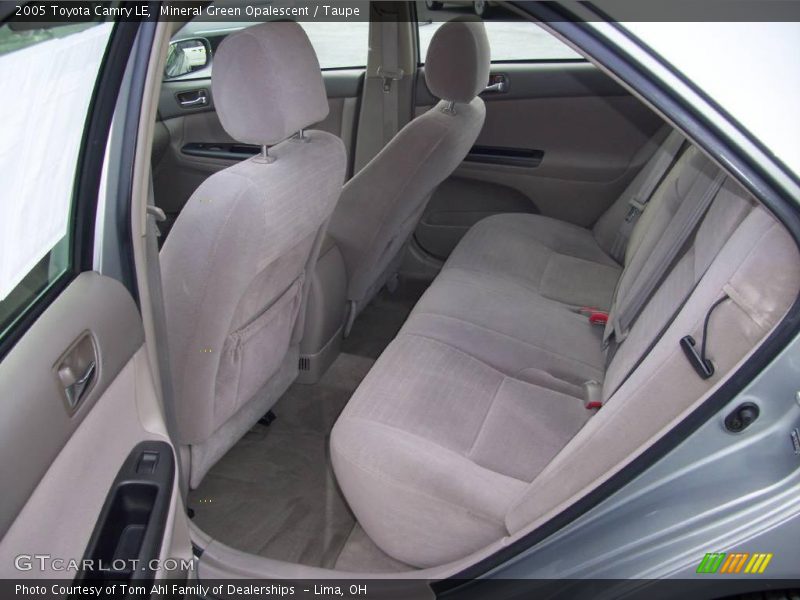 Mineral Green Opalescent / Taupe 2005 Toyota Camry LE