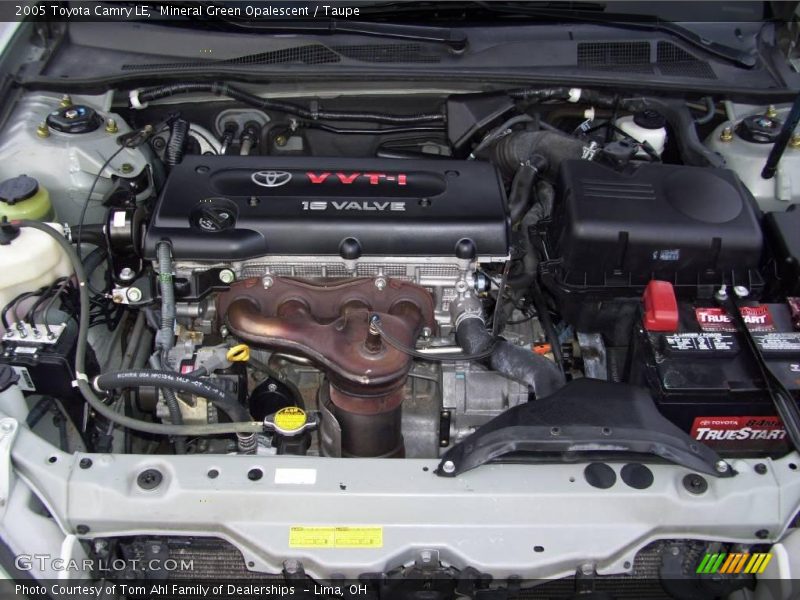 Mineral Green Opalescent / Taupe 2005 Toyota Camry LE