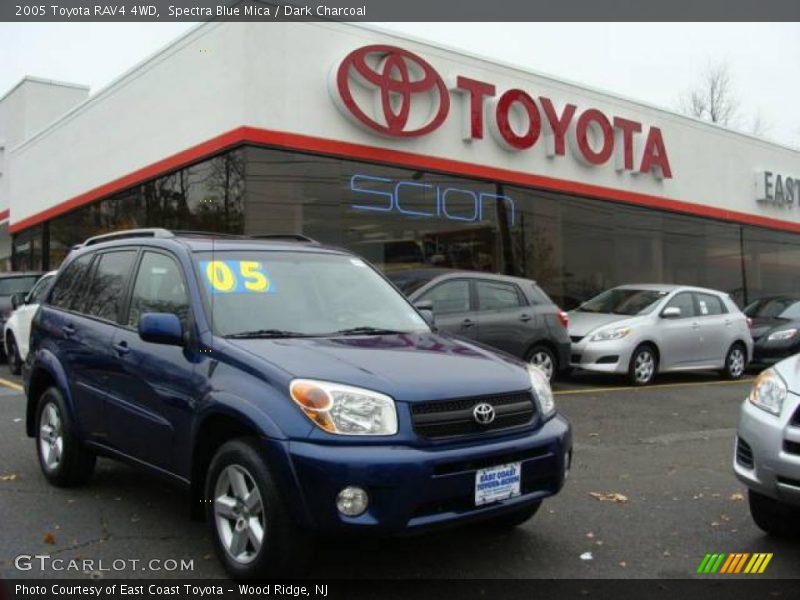 Spectra Blue Mica / Dark Charcoal 2005 Toyota RAV4 4WD