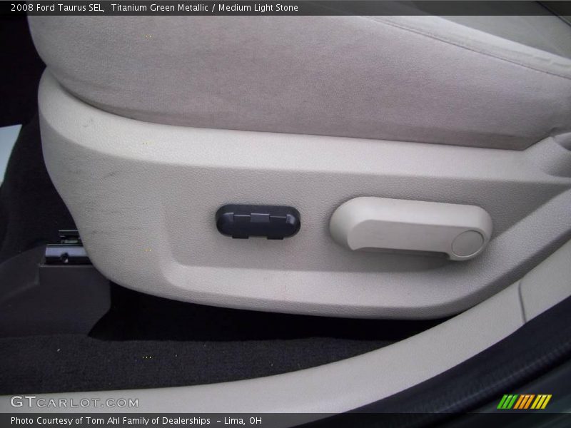 Titanium Green Metallic / Medium Light Stone 2008 Ford Taurus SEL