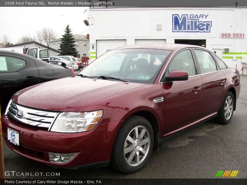 Merlot Metallic / Medium Light Stone 2008 Ford Taurus SEL