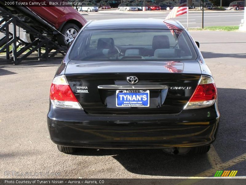Black / Stone Gray 2006 Toyota Camry LE