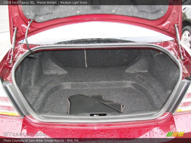 Merlot Metallic / Medium Light Stone 2008 Ford Taurus SEL