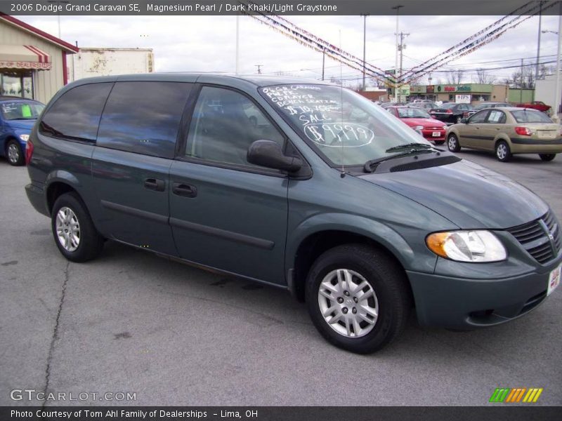 Magnesium Pearl / Dark Khaki/Light Graystone 2006 Dodge Grand Caravan SE