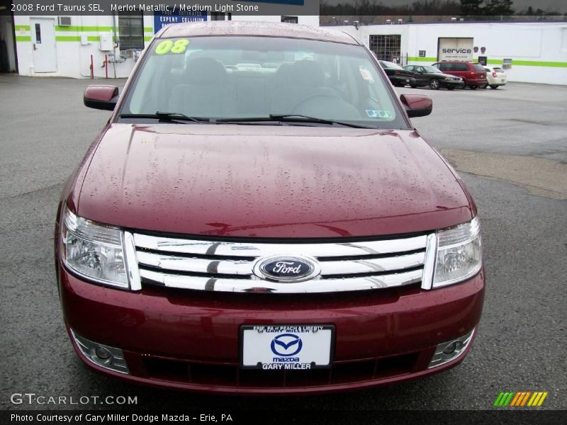 Merlot Metallic / Medium Light Stone 2008 Ford Taurus SEL