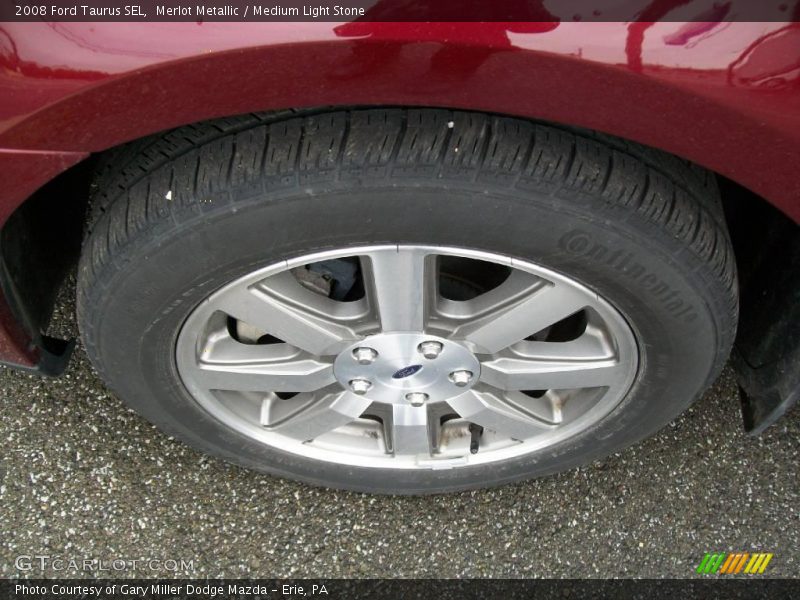Merlot Metallic / Medium Light Stone 2008 Ford Taurus SEL