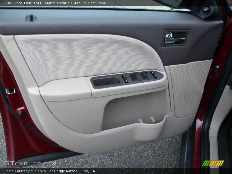 Merlot Metallic / Medium Light Stone 2008 Ford Taurus SEL