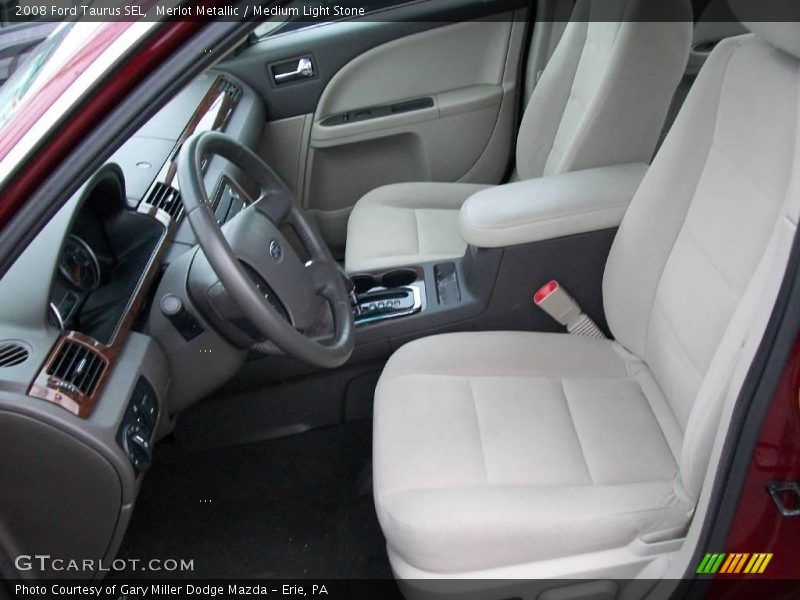 Merlot Metallic / Medium Light Stone 2008 Ford Taurus SEL