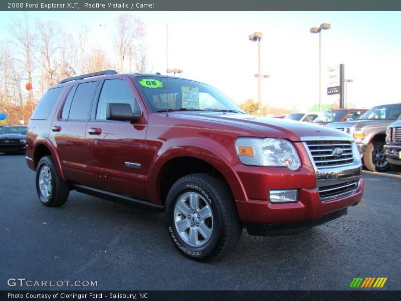 Redfire Metallic / Camel 2008 Ford Explorer XLT
